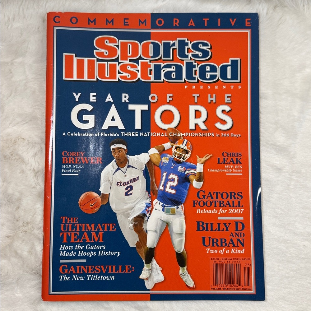 Florida Gators "Year of The Gators" Sports Illustrated National Champions 2007